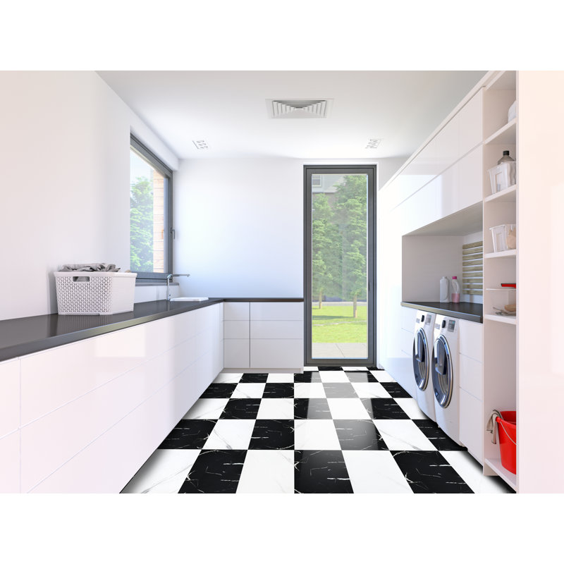 12'' W x 12'' L x 1.5 mm Peel and Stick Vinyl Floor Tiles,Luxury Vinyl Tile, Diamond/Jazz
