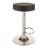 Black and Chrome Adjustable Hydraulic Bar Stool