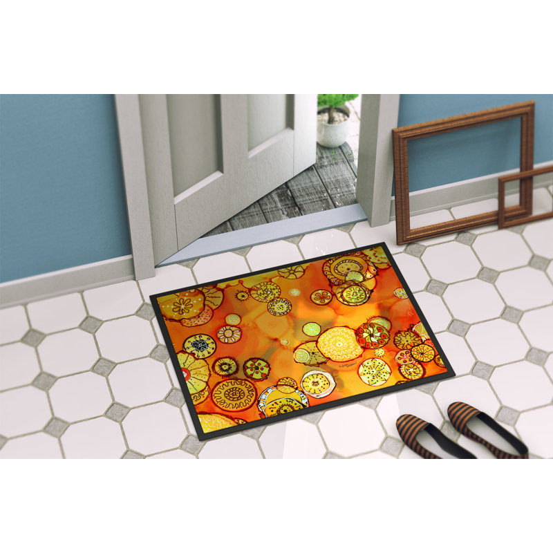 Tapis d'intérieur / extérieur Wesleyville, Rectangle 1 pi 6 po x 2 pi 3 po