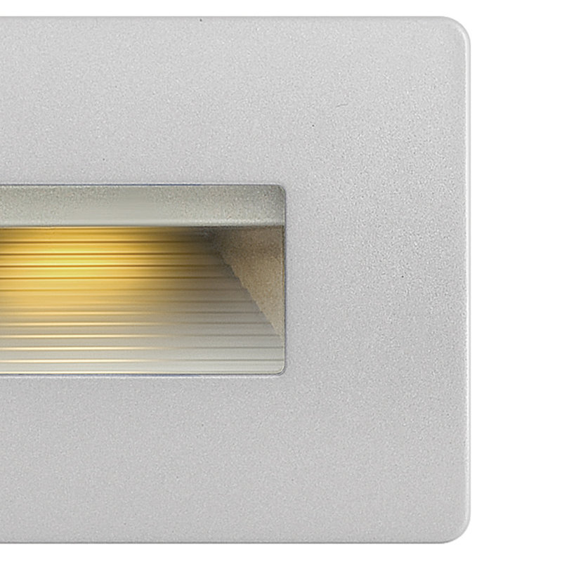 Luna Titanium LED Outdoor Step Light with Zinc-Aluminum Alloy