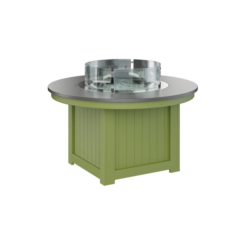 Foyer de table rond Berlin Gardens Donoma, Plateau martelé en acier inoxydable avec base ver, H 25 po x l 44 po x P 44 po