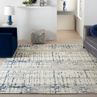 Viscose Abstract Indoor Rug