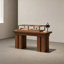 Console moderne avec tiroir en verre, vitrine décorative pour objets de collection, décoration intérieure et vestibule