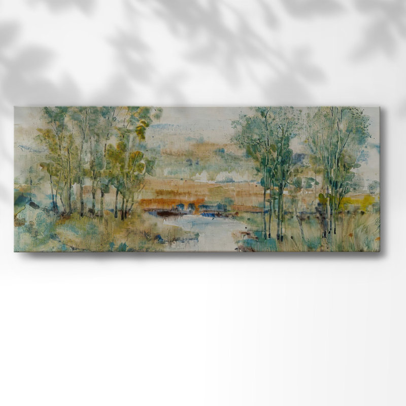 «Trees On The Creek II», reproduction sur toile, H 8 po x l 20 po x P 1,5 po