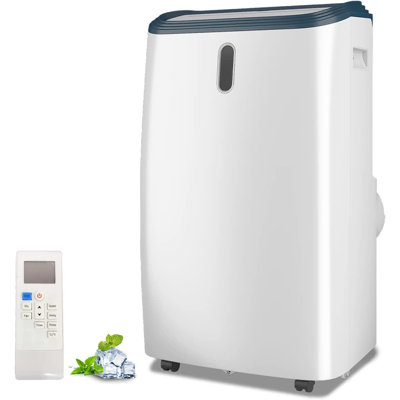 12000 BTU Portable Air Conditioner for Room up to 700 Sq.Ft, 4-in-1 AC Unit with Fan & Dehumidifier, Quiet Cooling, 24H Timer, Auto Louver, Window Kit for Bedroom Office Home