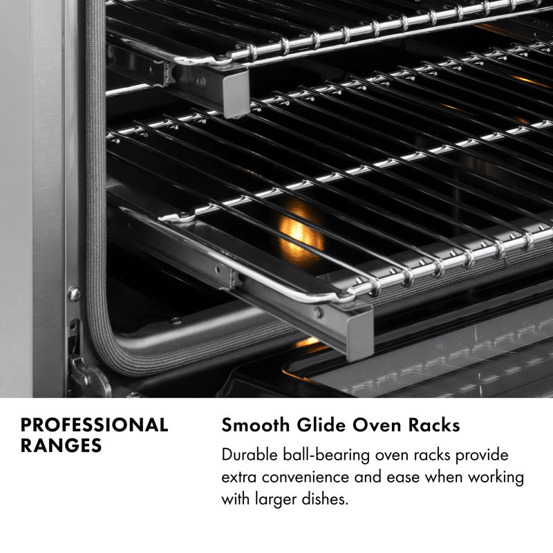 ZLINE 48" Legacy Dual Fuel Range, Satin Stainless Steel