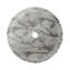 Lavabo de salle de bain rond en céramique sur fond blanc avec motifs gris (UNOR B QQ)-1735800477