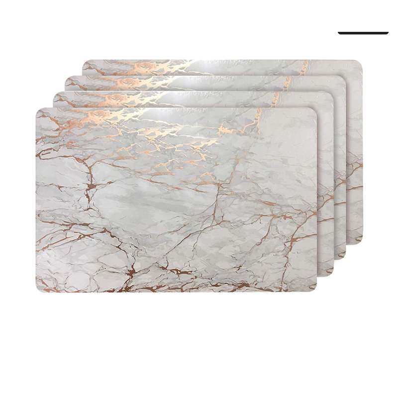 Tapis de table de salle à manger Orvis Placemats, Or rose