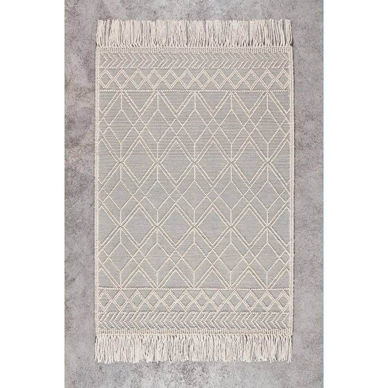 Geometric Hand Woven 160cm X 230cm Area Rug