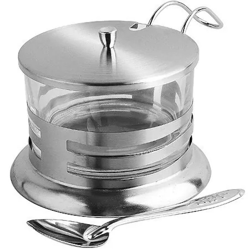Mayer & Boch sucrier avec couvercle et cuillère 9 oz