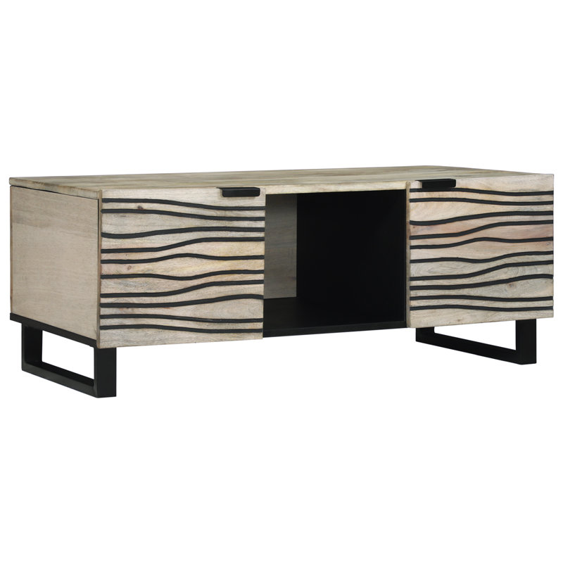 Coffee Table with Storage, White