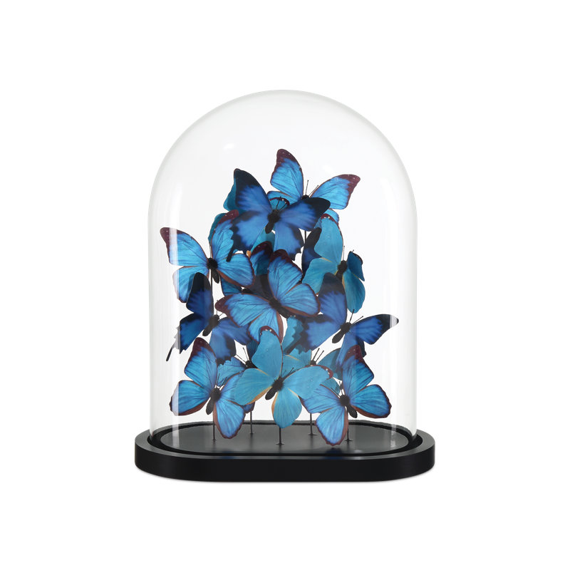 Rue De Bac Large Butterflies, 16.25" H x 13.25'' W x 7.75'' D