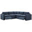 Canapé modulaire inclinable électrique 5 pièces Lana-621813761
