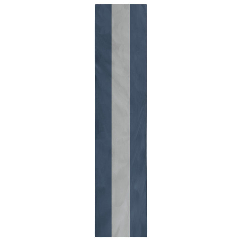 Minnesota Basketball Table Runner, 72" L x 16" W, Navy/Gray/Navy, Cotton Twill