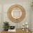 Amesbury Handmade Bamboo Round Wall Mirror-1783086469