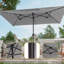Parasol de terrasse à double face 11x7Ft-1803570529