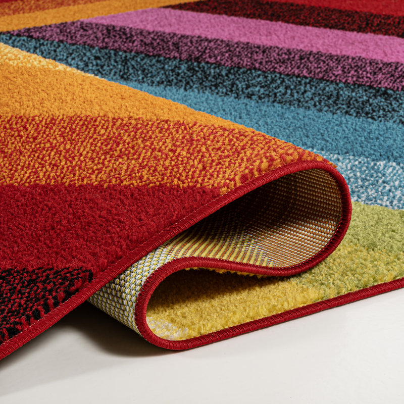 Tapis multicolore Keiera, Rectangle 4pi x 6 pi