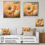 «Orange and White Daisy'S I», reproduction d'art sur toile-86828158-86828152