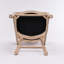 Tabourets de bar en bois avec dossier rembourré French Country, ensemble de 2