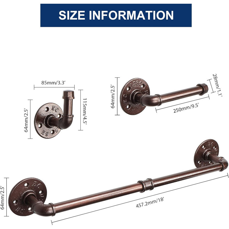 5 - Piece Bathroom Hardware Set