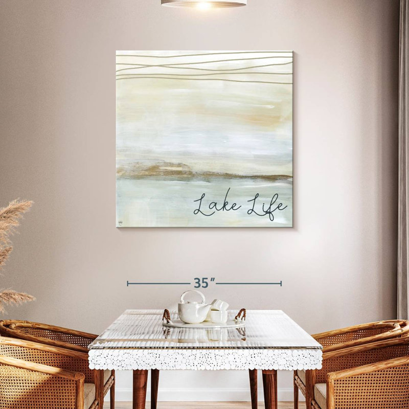 Avery Lake Escape Lake Life, 39" H x 39" W