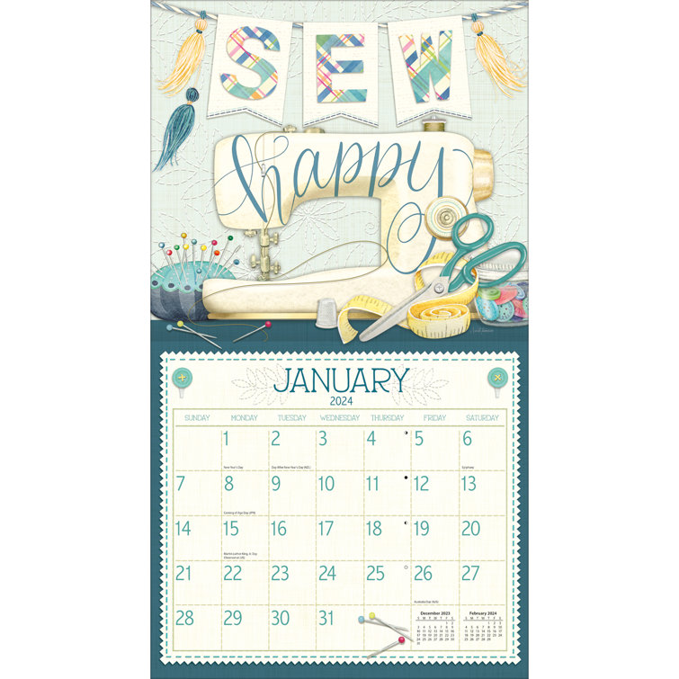Lang Handmade Happiness 2024 Wall Calendar | Wayfair