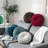 Velvet Round Decorative Pillow for Sofa Decor (15-Inch)-108401812
