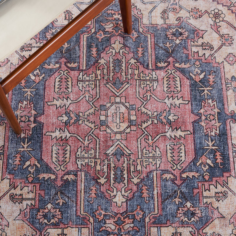 Tucson Performance Machine Washable Oriental Rug, Square 6'