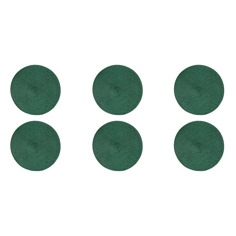 Polypropylene Plastic Placemat, Green