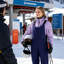 Agent de rénovation automobile Pantalon de ski pour femme imperméable, coupe-vent et chaud à bretelles-1443623562