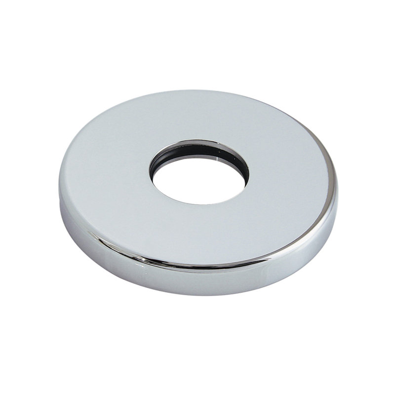 Kingston Brass Round Shower Arm Flange, Polished Chrome