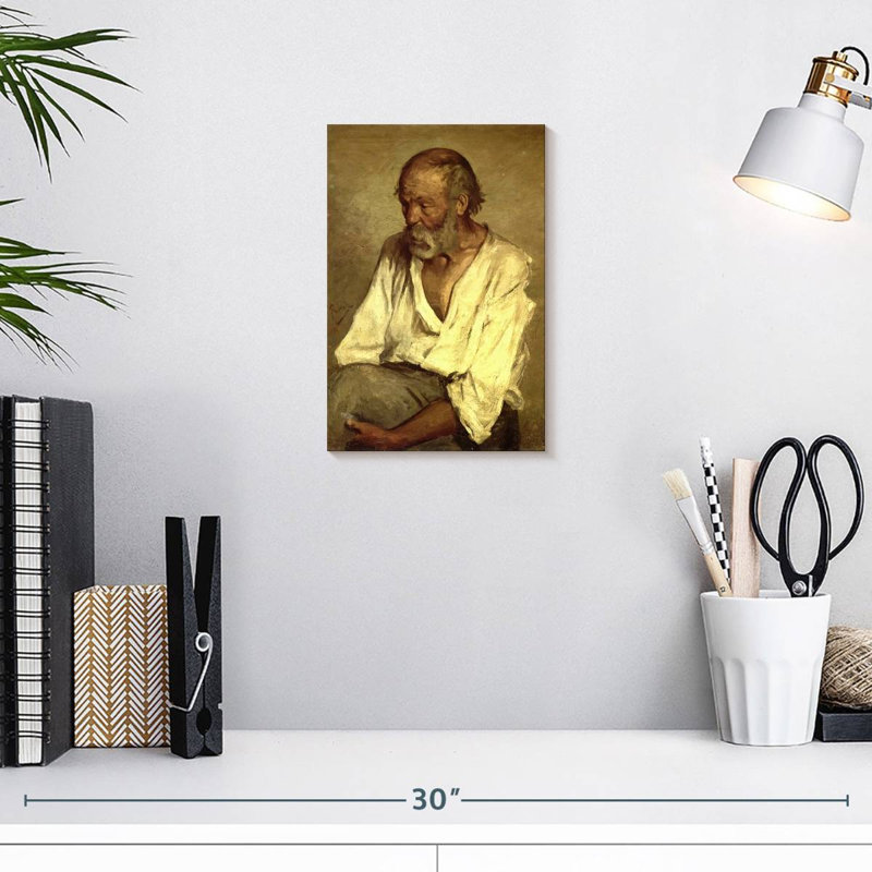 Leisha The Old Fisherman, 12" H x 8" W