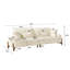 Canapé de 103 pouces à assise profonde et confortable avec coussin, adapté à la décoration de chambre à coucher, de salon, d'appartement, de bureau ou de dortoir-1263560166