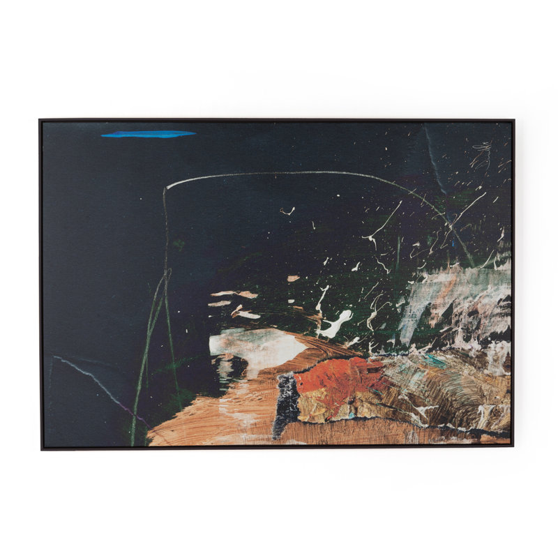 Class Print by Dan Hobday, Black Framed, 24" H x 32" W x 2" D