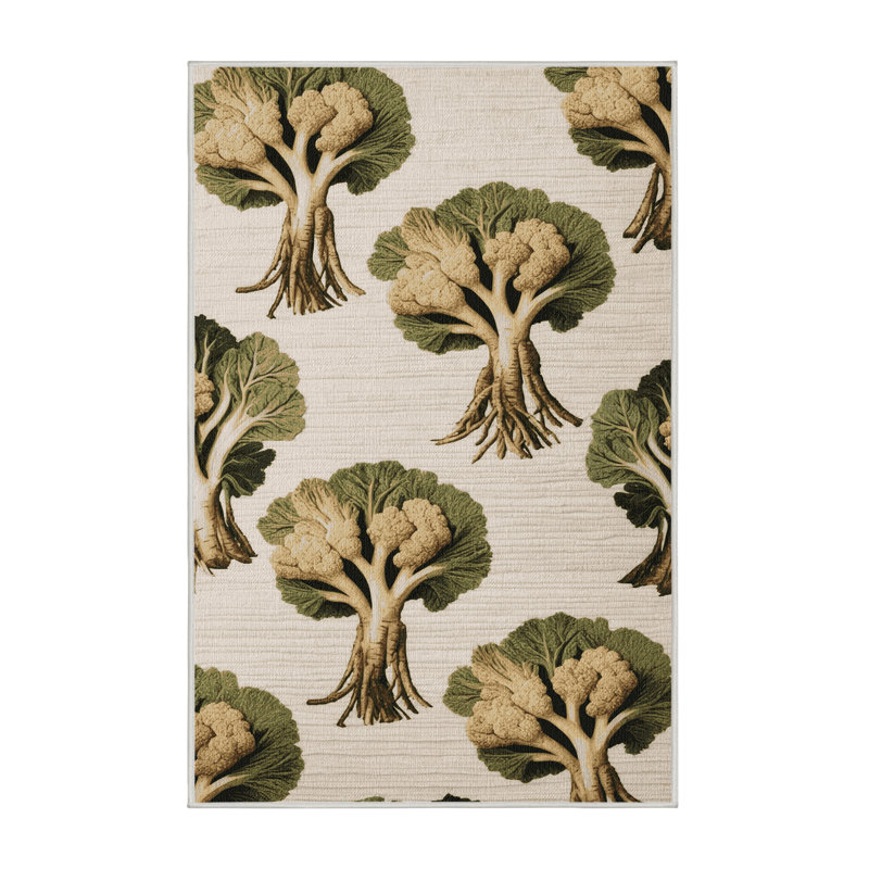  Tapis lavable avec légumes céleri-rave, Tapis de couloir 2 pi x 5 pi