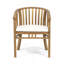 Ensemble de 2 chaises de salle à manger d'extérieur en bois avec coussins-895533219-895533229