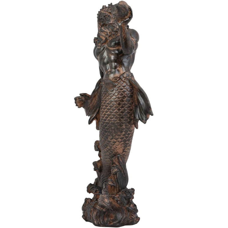 Arayia Handmade Resin Figurine / Sculpture Decorative Object, Bronze