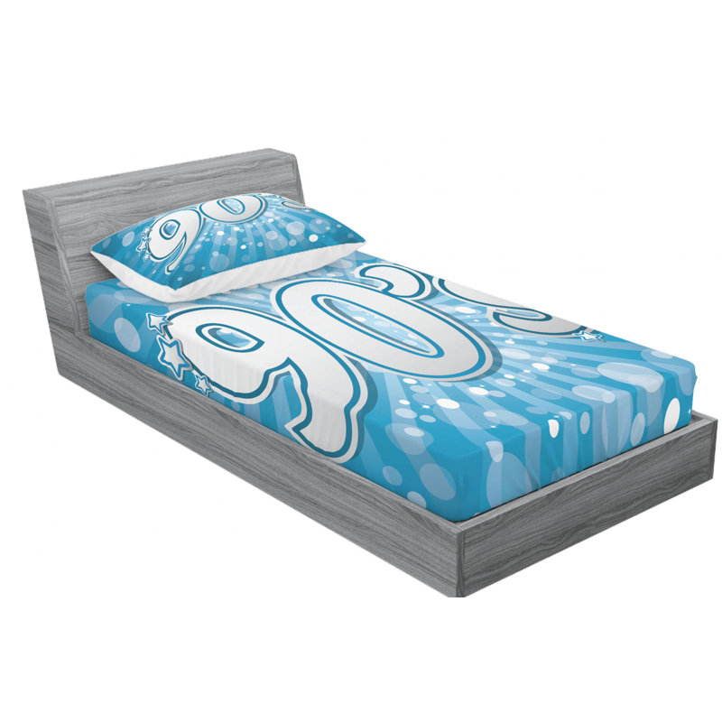 Microfiber Sheet Set, Twin Sheet Set with Fitted Sheet