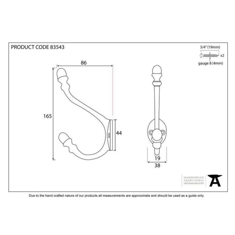 Hat Coat Hook Iron Wall Hook