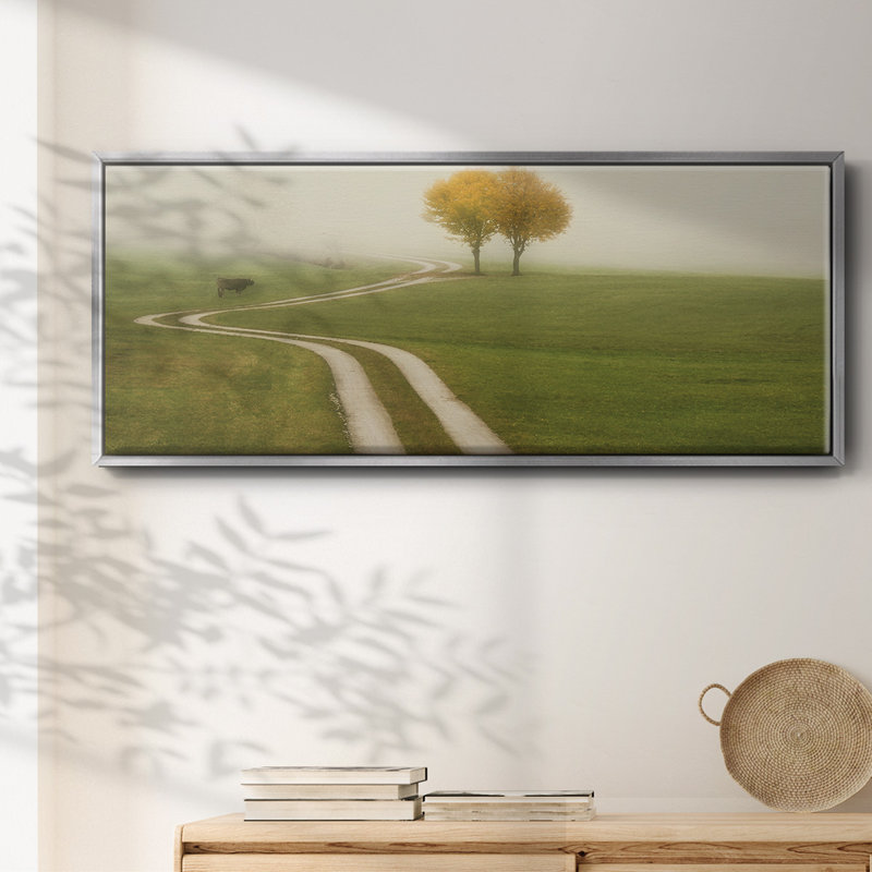 «Distant Walk», toile encadrée, H 20 po x l 50 po