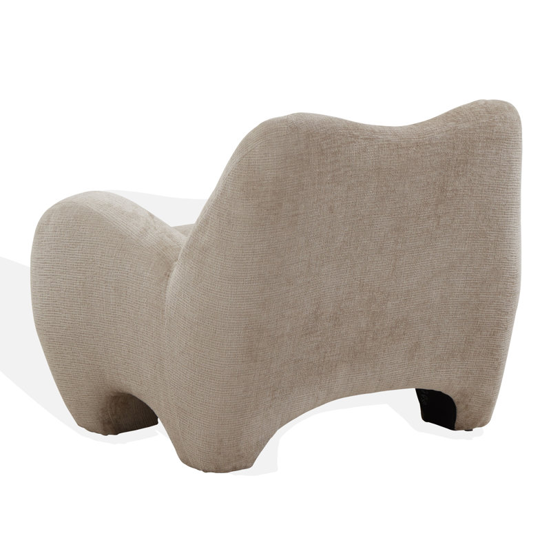 Randal Chenille Accent Chair, Beige