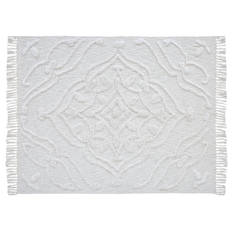 Jeté en coton Adisha, Lait de coco