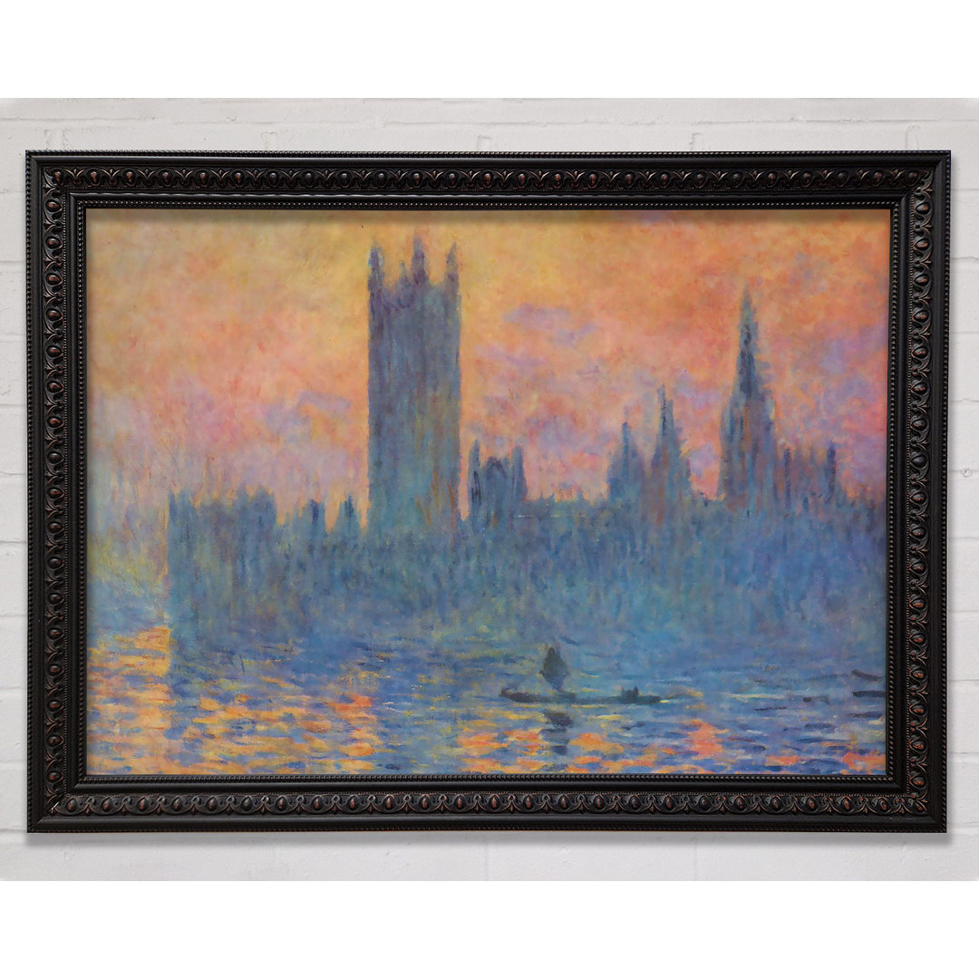 Monet Londoner Parlament im Winter - Druck