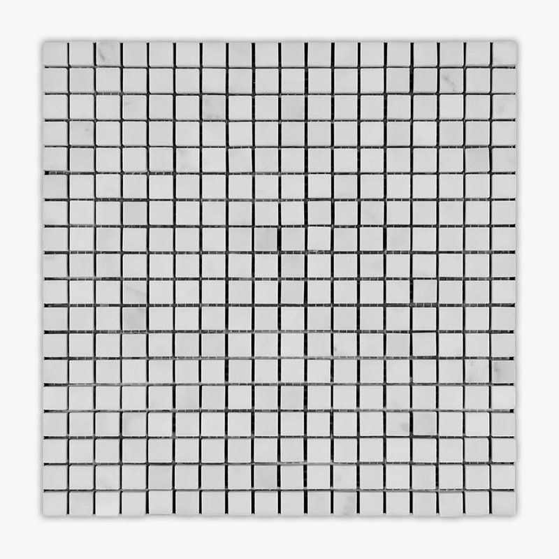 1" x 1" Marble Grid Mosaic Wall & Floor Tile