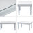Maesen 4 Legs Mirrored Coffee Table