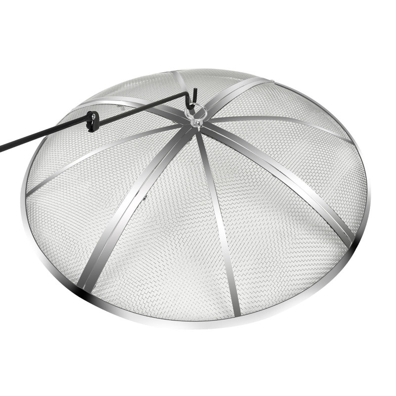10.3 lb. Silver 40 " Fire Pit Lid