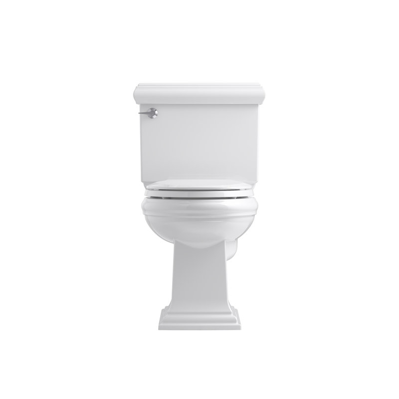 Kohler Memoirs Classic Comfort Height Two Piece Round Front Toilet in White