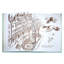 Graphic Image Make Way For Ducklings Coffee Table Book, Leather, Teal Blue