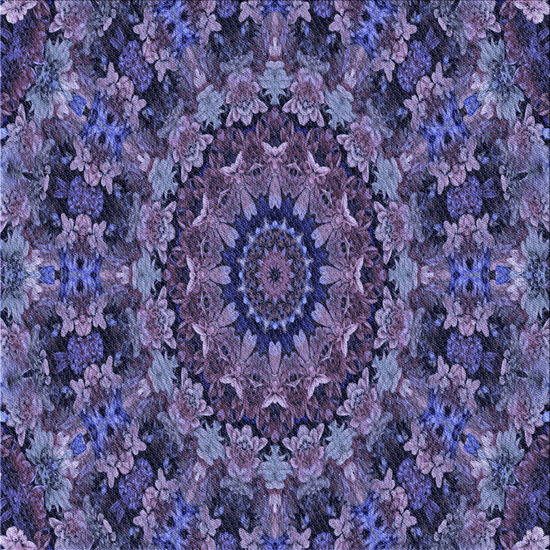 Performance Wool Floral Indoor Rug, Square 3'
