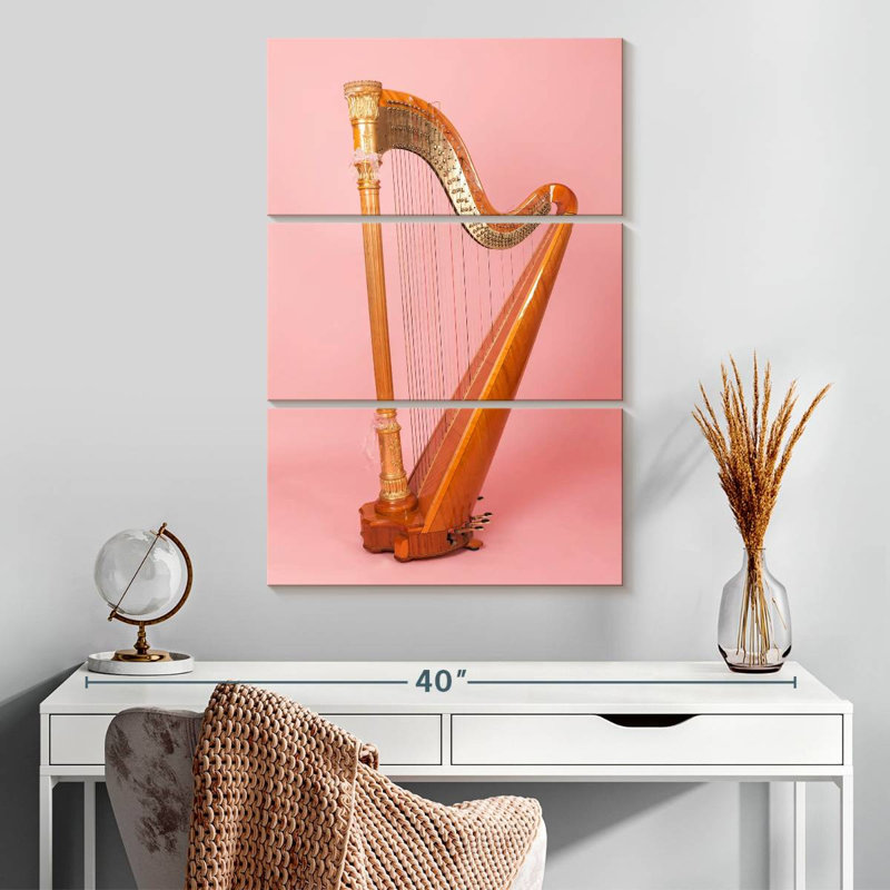 Abarca Harp, 32" H x 20" W